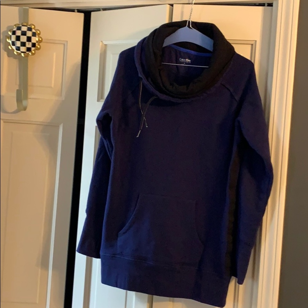 Calvin Klein Sweatshirt. Tunic length . Size L